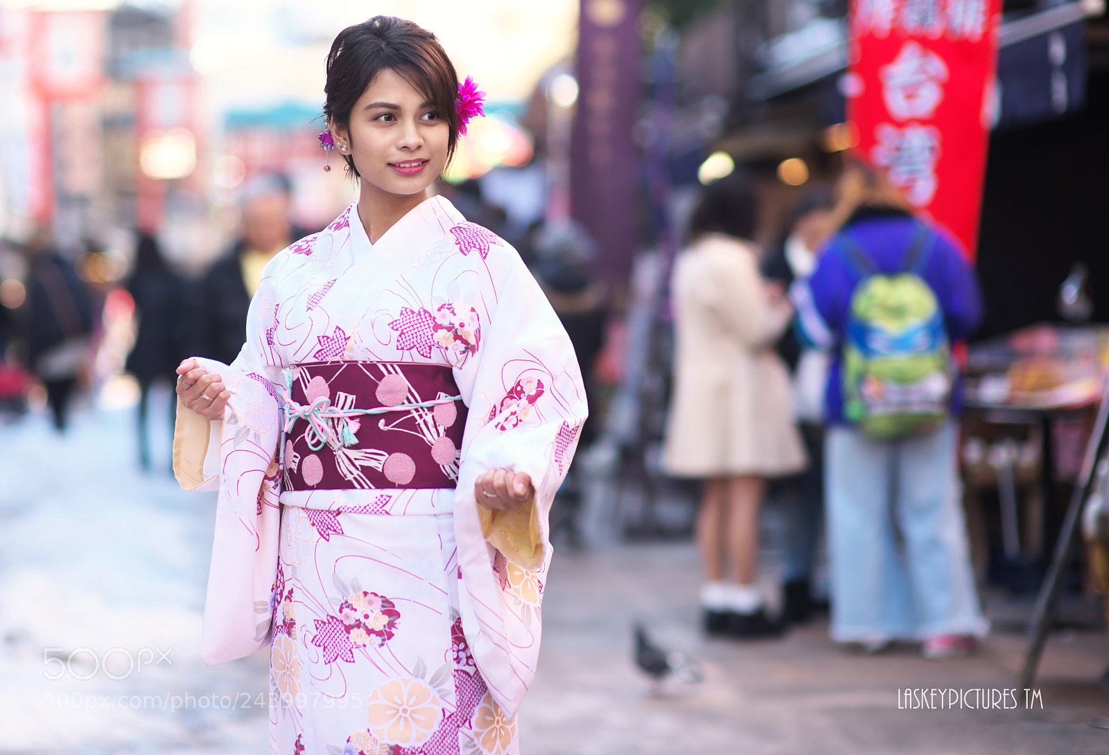 Nikon D850 sample photo. Kimono portrait photography