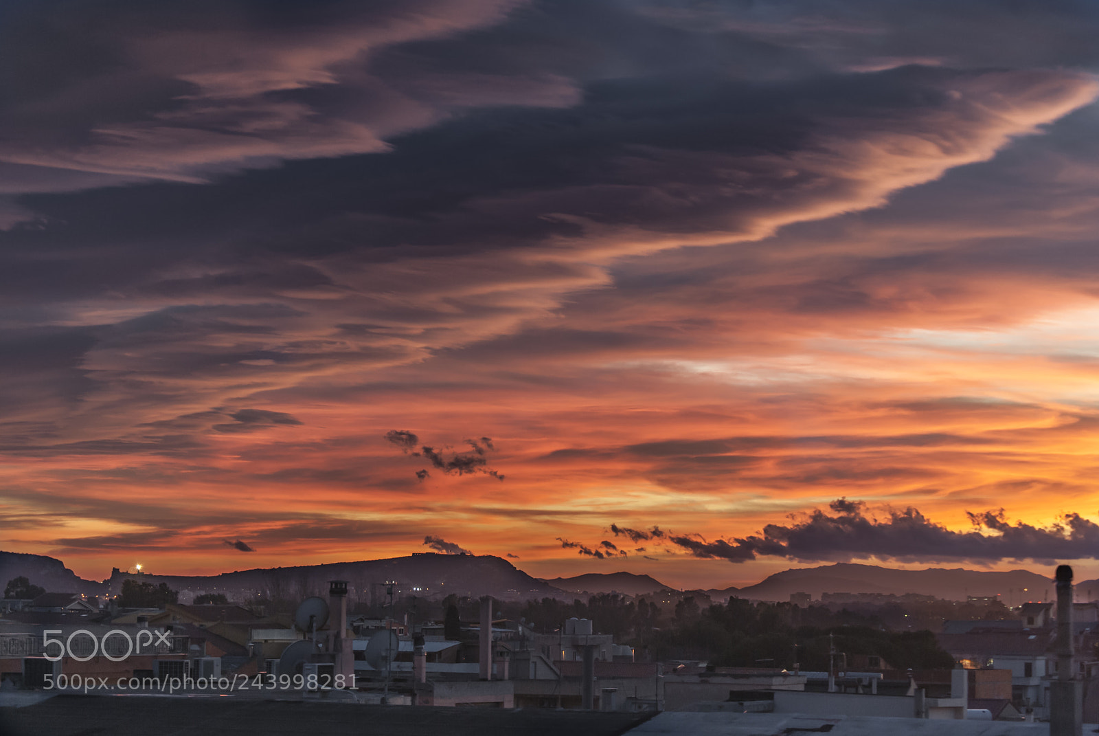 Nikon D3000 sample photo. The sunset of a photography