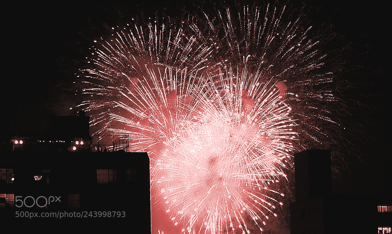 Fujifilm X-M1 sample photo. Fireworks photography