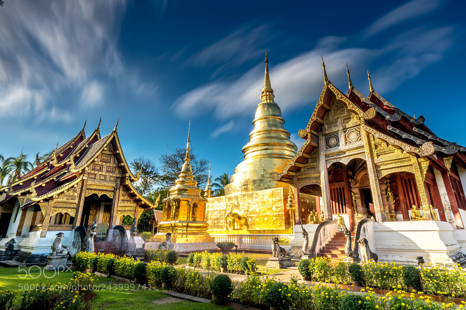 Sony a7R II sample photo. Thai historical golden temple photography