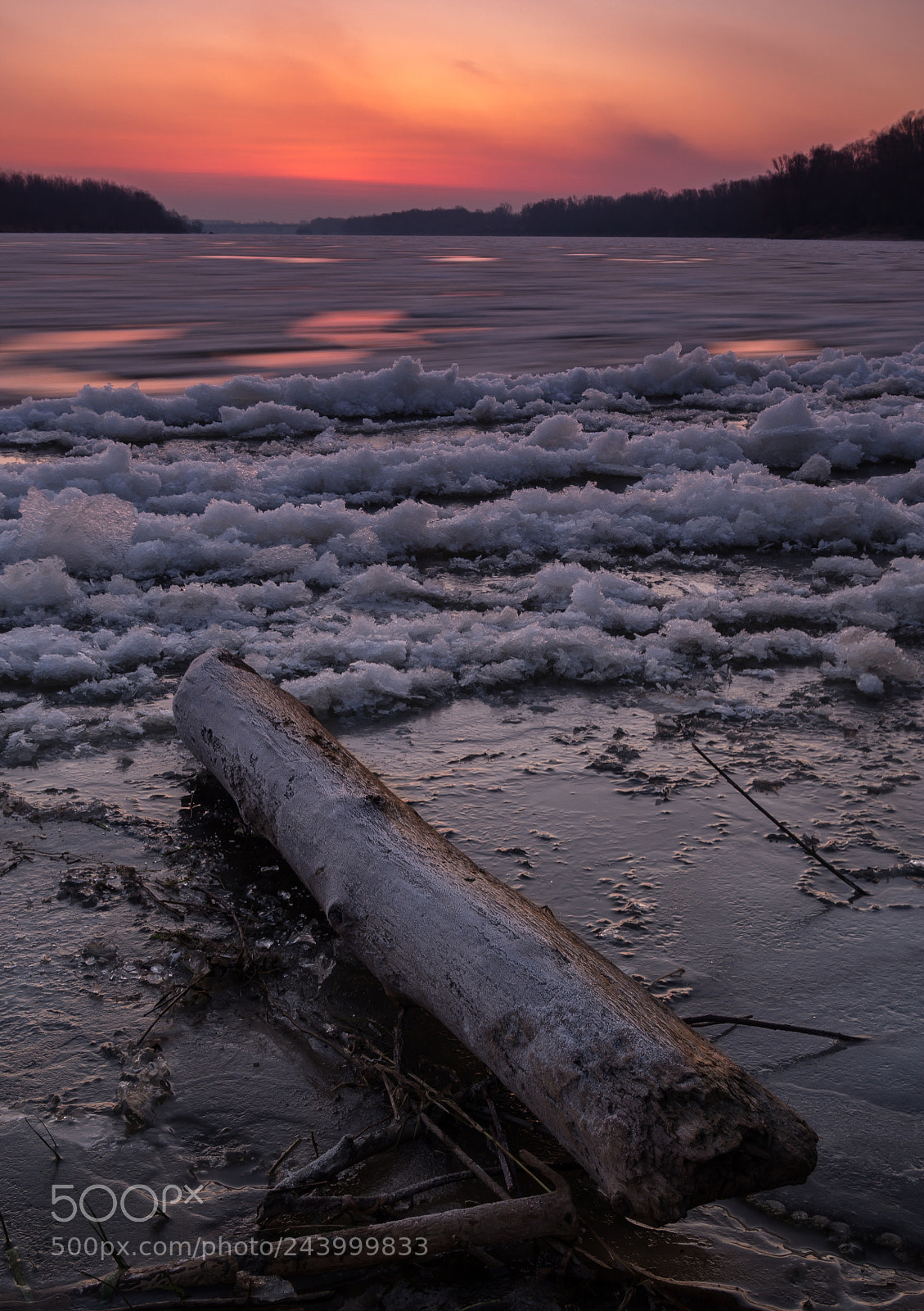 Olympus OM-D E-M10 II sample photo. Frozen vistula river photography