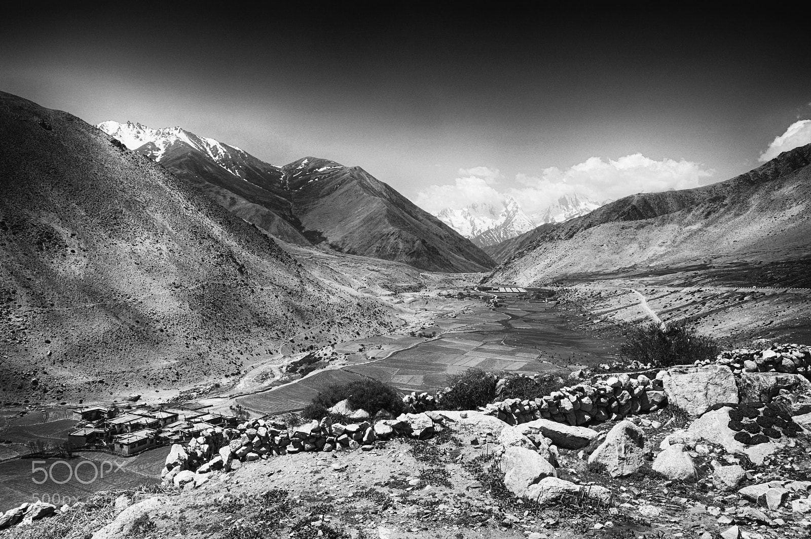 Nikon D90 sample photo. Tibet vallee shigatse photography