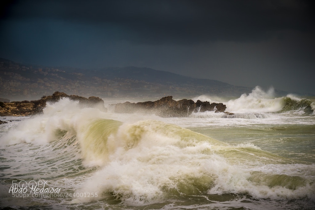 Nikon D4 sample photo. Waves photography