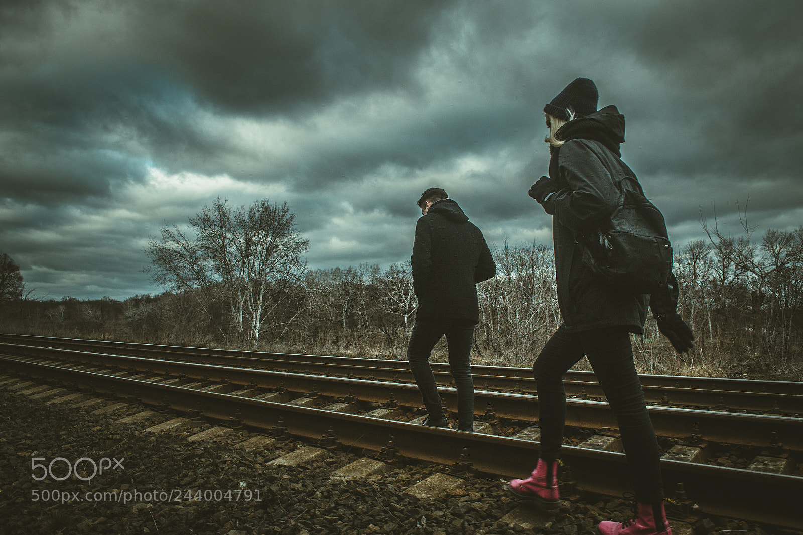 Nikon D3100 sample photo. The rail road photography