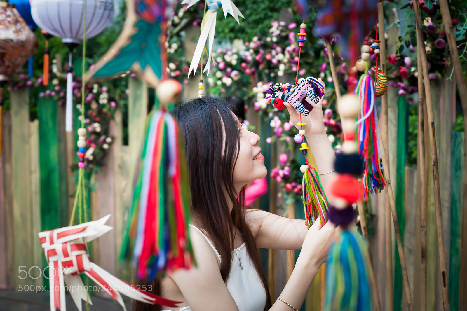 Canon EOS 5D sample photo. Tet holiday decorations photography