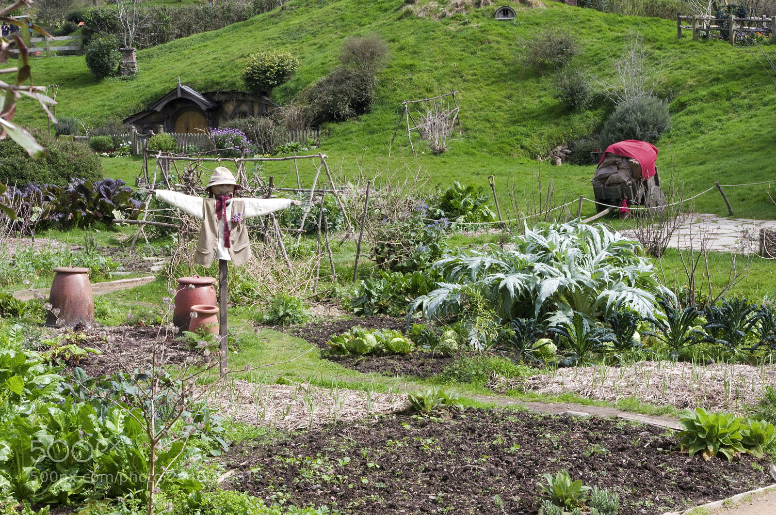 Pentax K-r sample photo. Hobbiton movie set photography