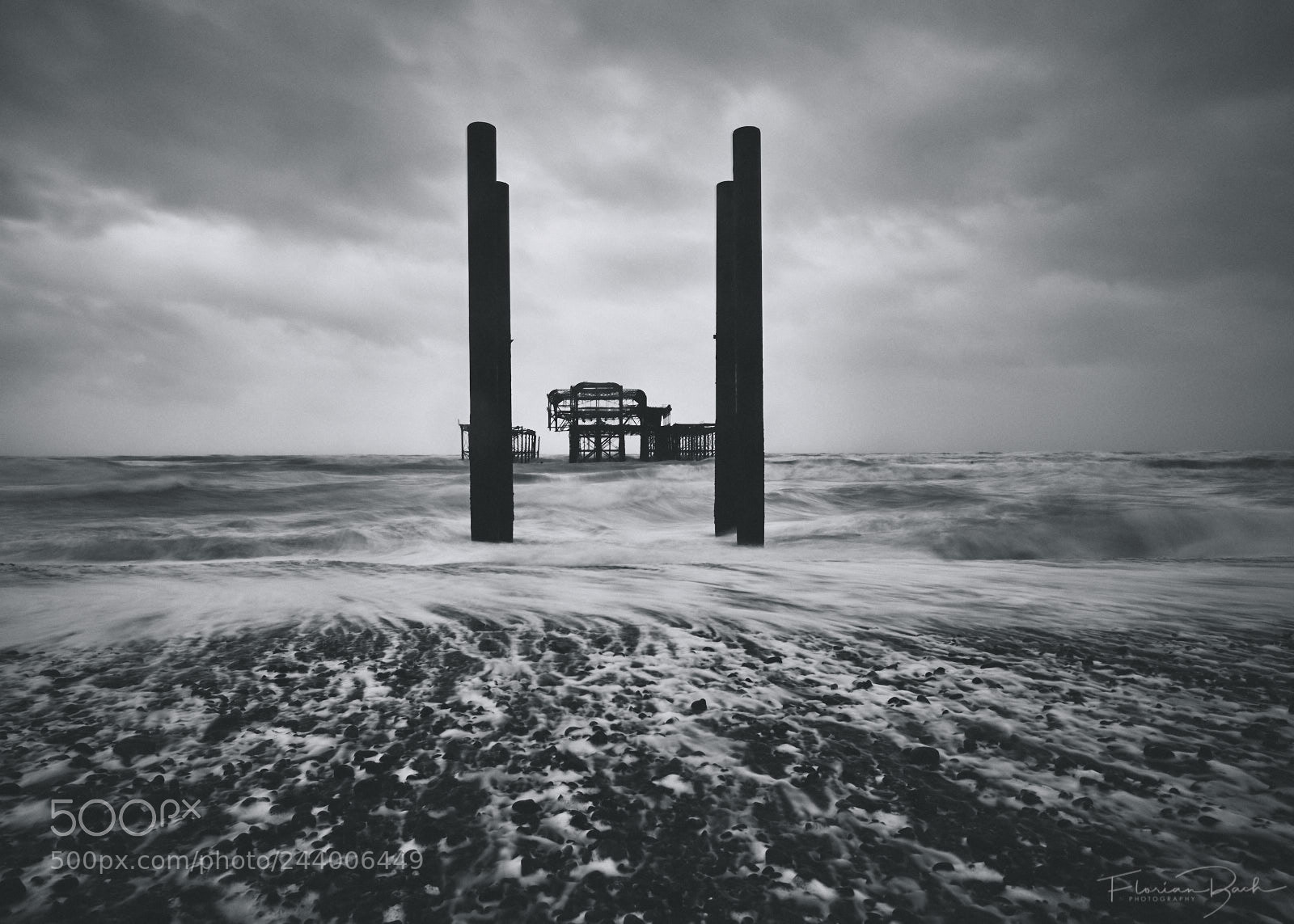 Fujifilm GFX 50S sample photo. Stormy brighton photography