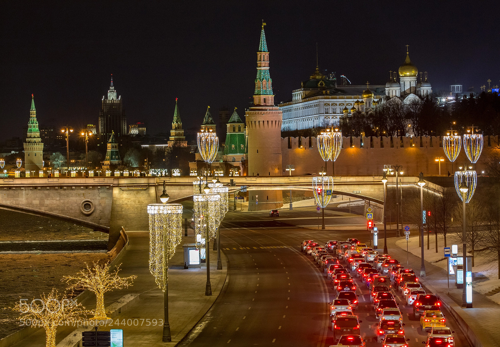 Canon EOS 6D sample photo. Moscow nights photography