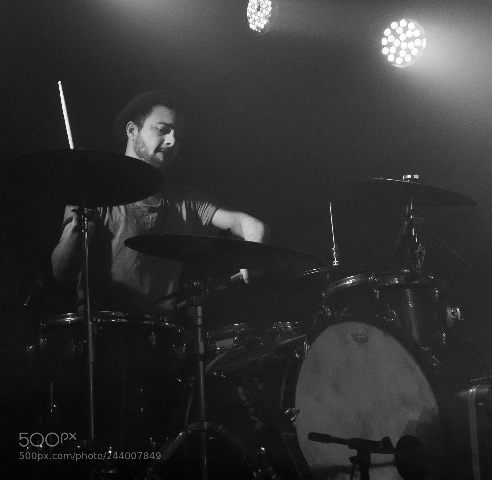 Nikon D500 sample photo. The strayin´ sparrows drummer photography