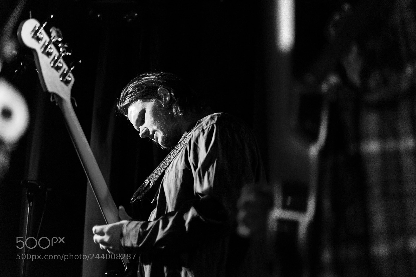 Sony a7 II sample photo. Bass player photography