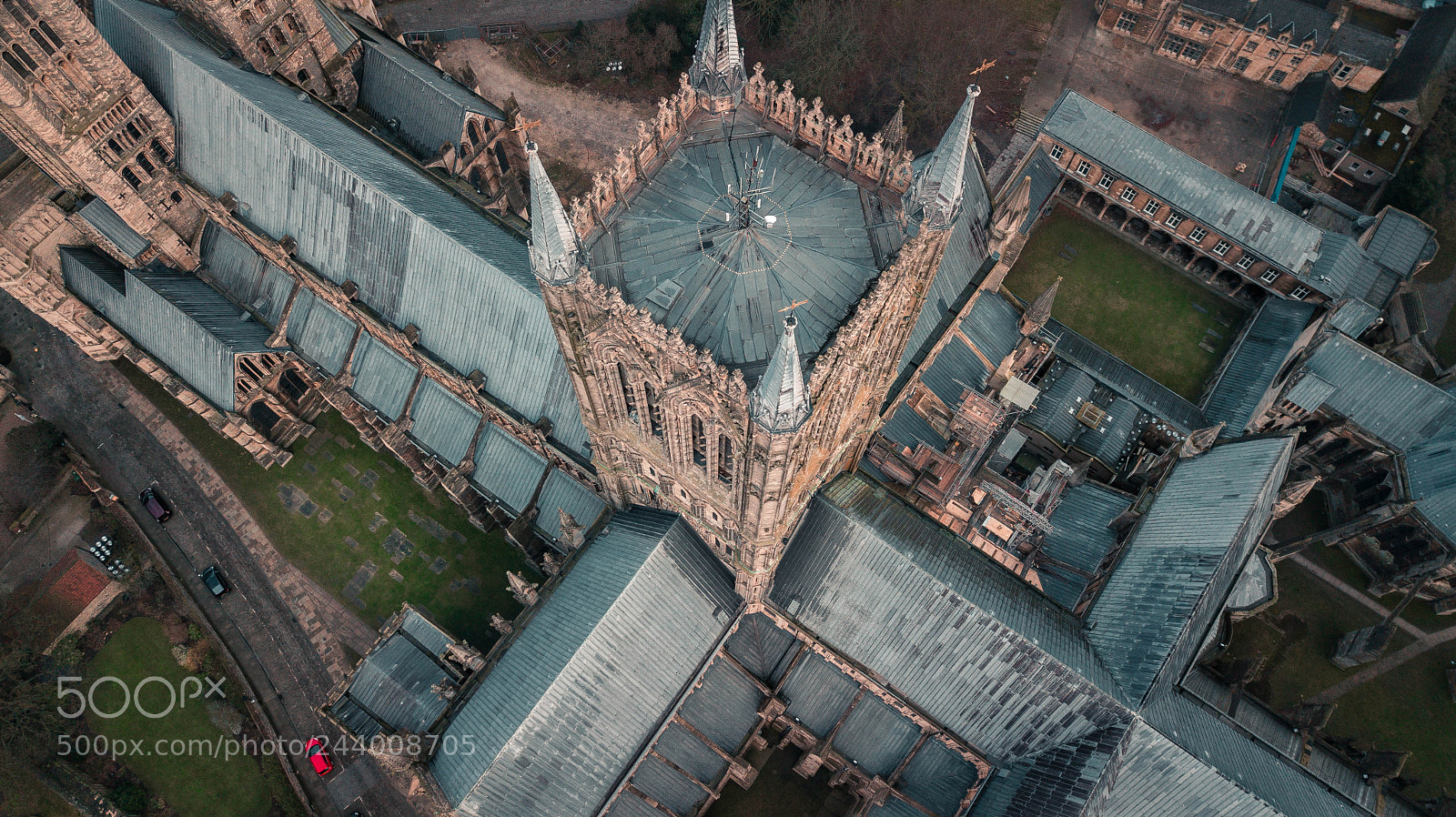 DJI FC220 sample photo. Cathedral photography