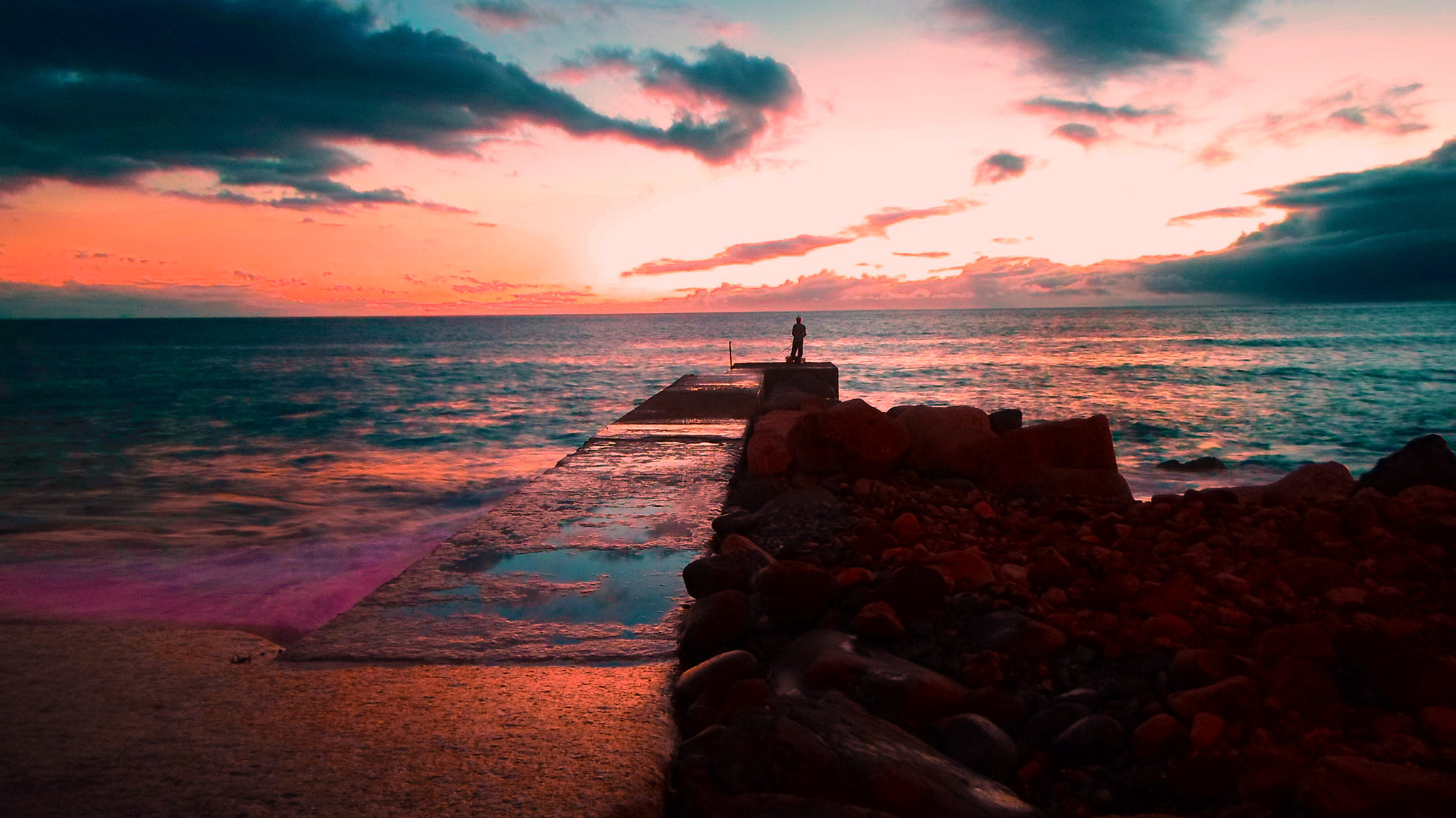 Samsung ST66 / ST68 sample photo. Abend am strand photography