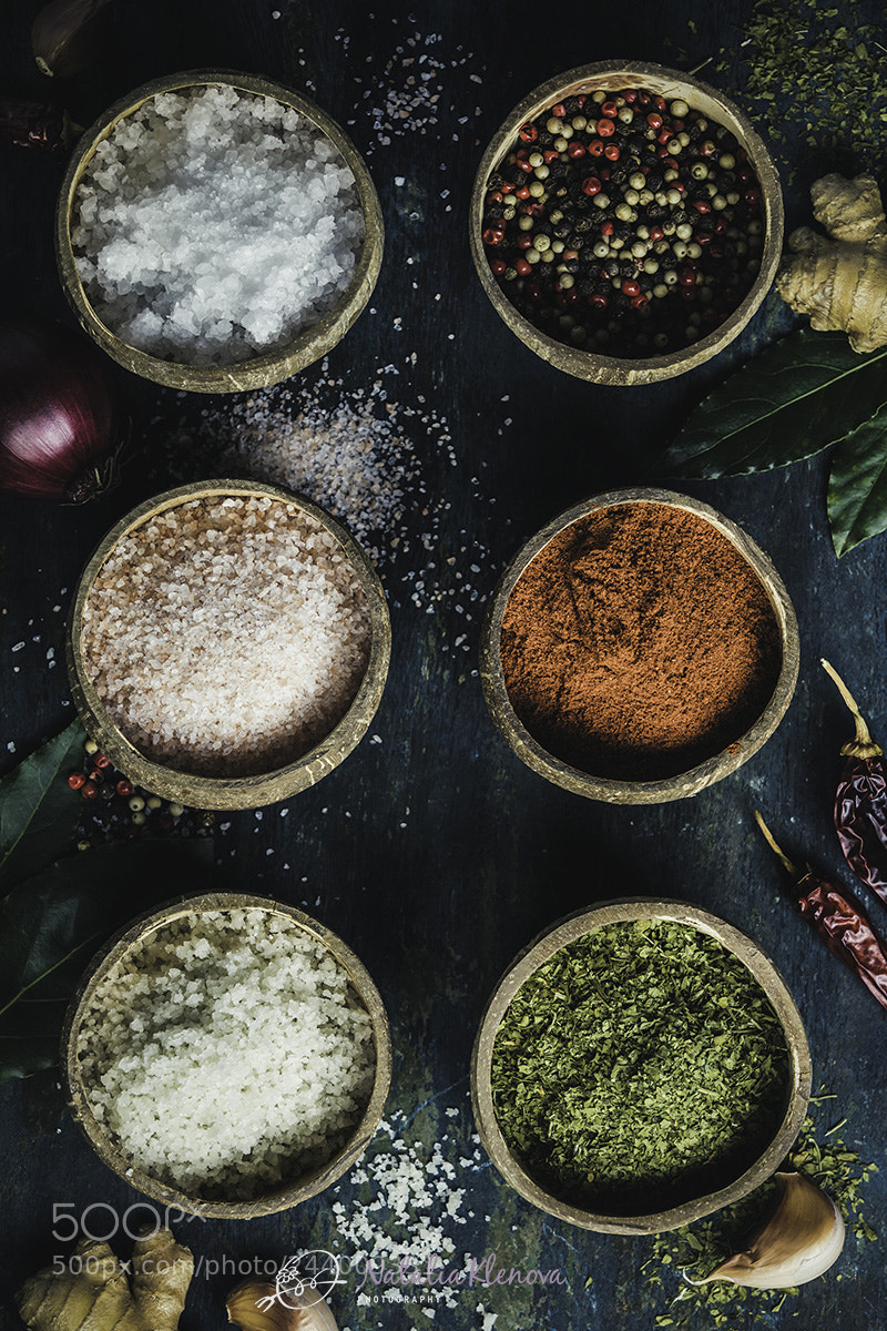Canon EOS 5DS R sample photo. Set of spices on photography