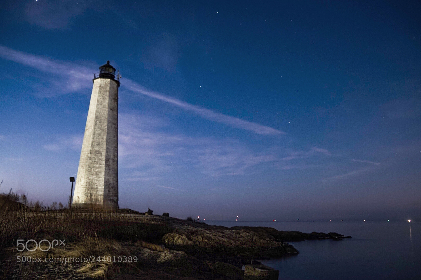 Sony a6300 sample photo. Blue hour. lighthouse photography