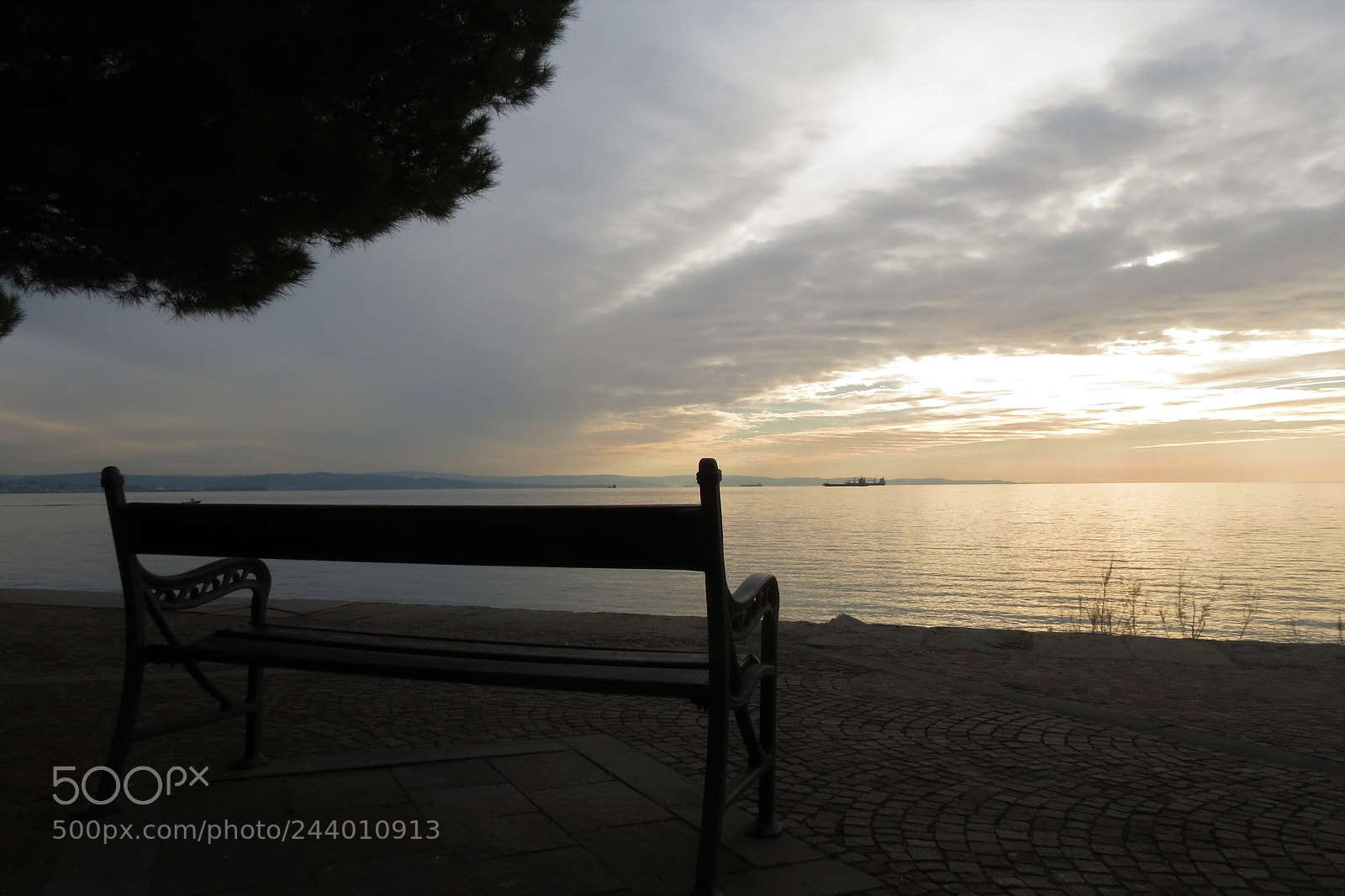 Canon PowerShot SX40 HS sample photo. Lonely bench photography
