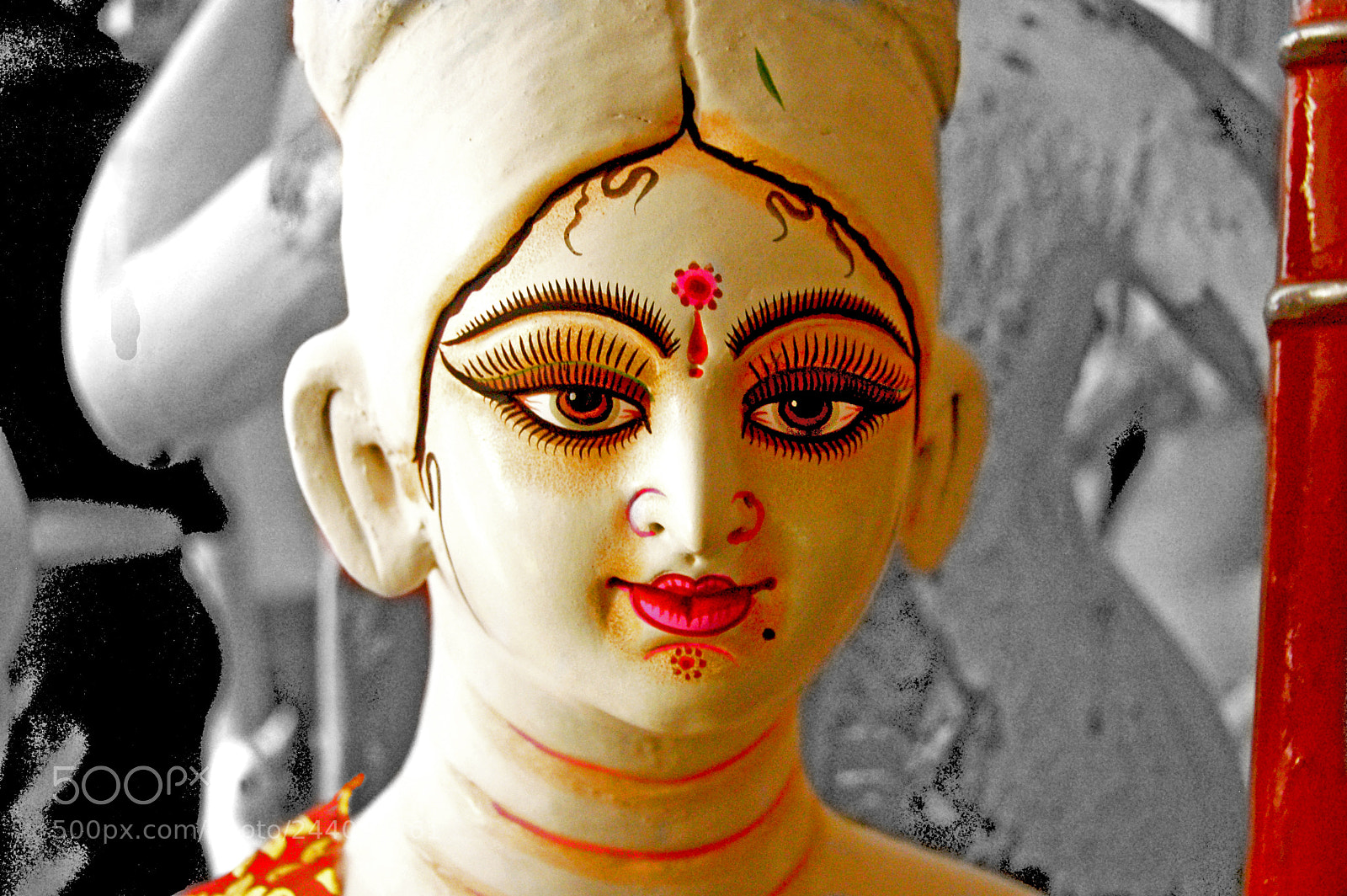 Nikon D50 sample photo. The face of beauty photography