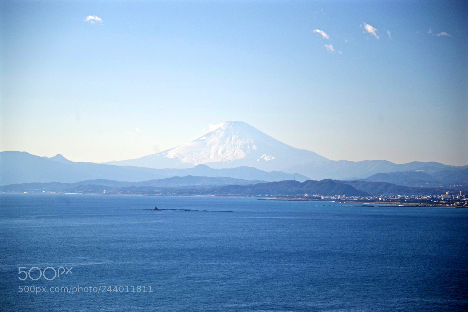 Pentax K-1 sample photo. Fuji and ocean photography