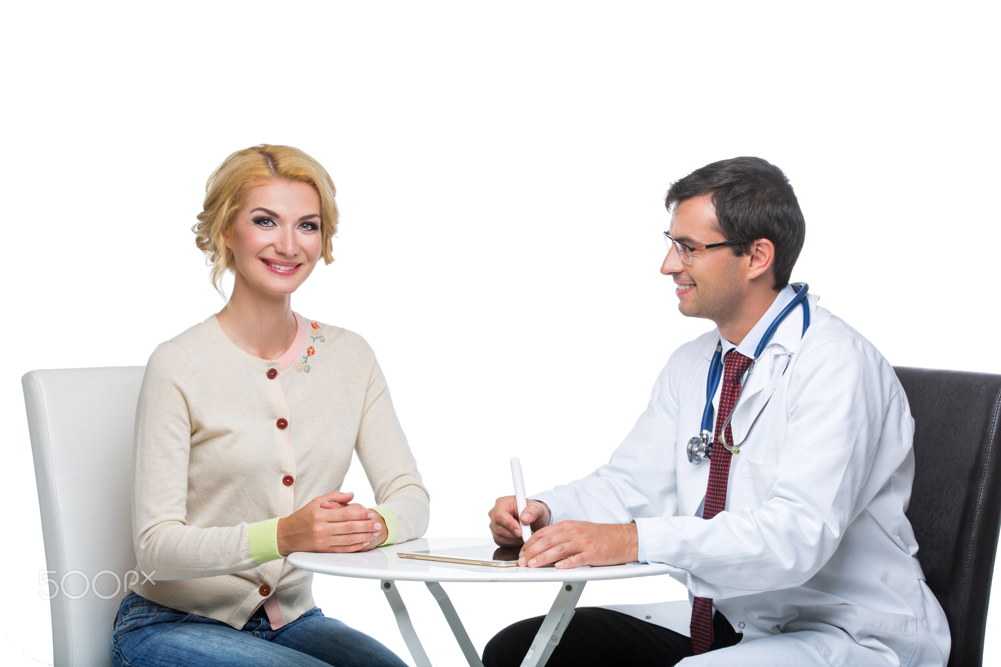 woman at doctor appointment