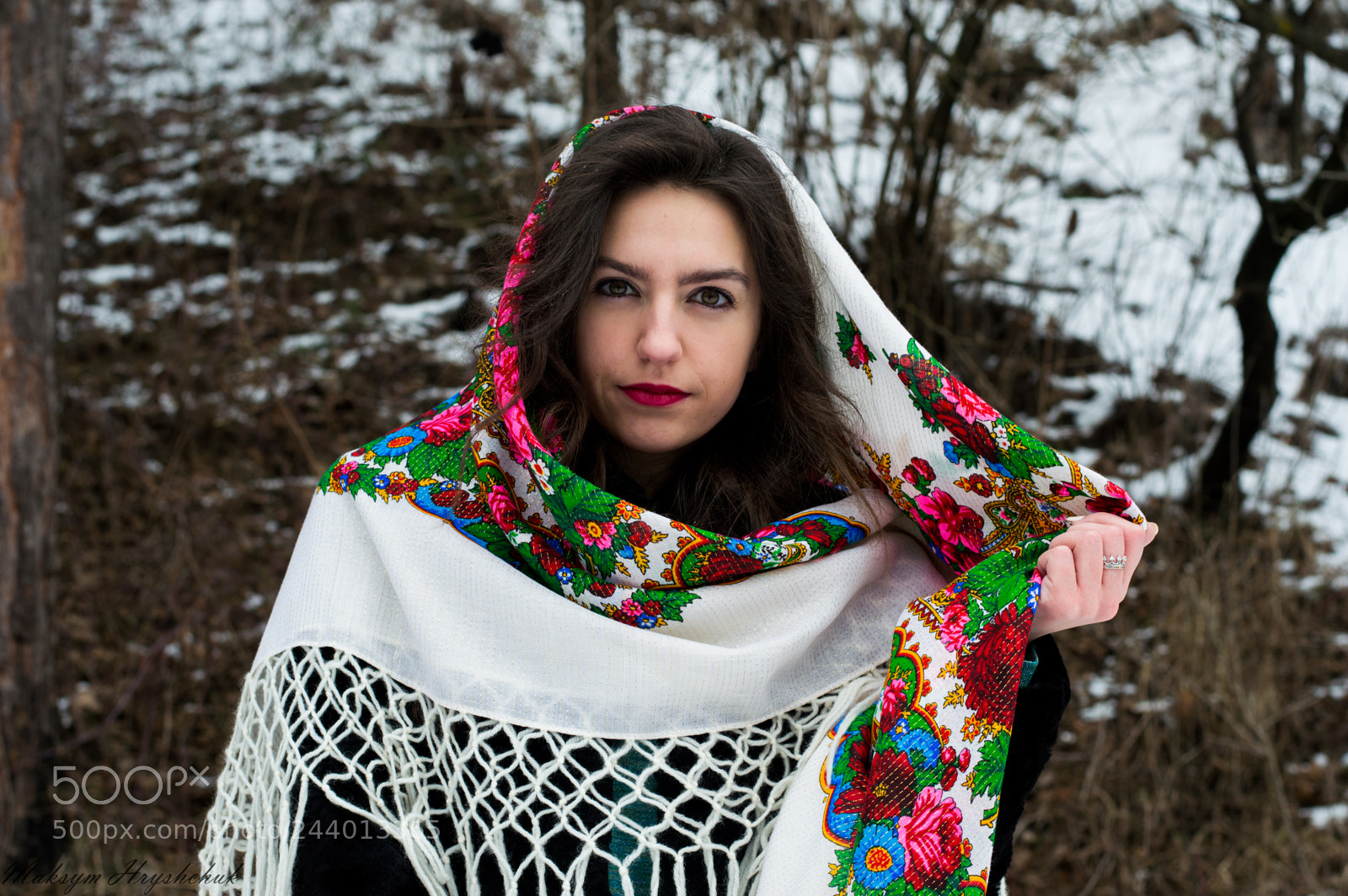 Nikon D3200 sample photo. Winter girl photography