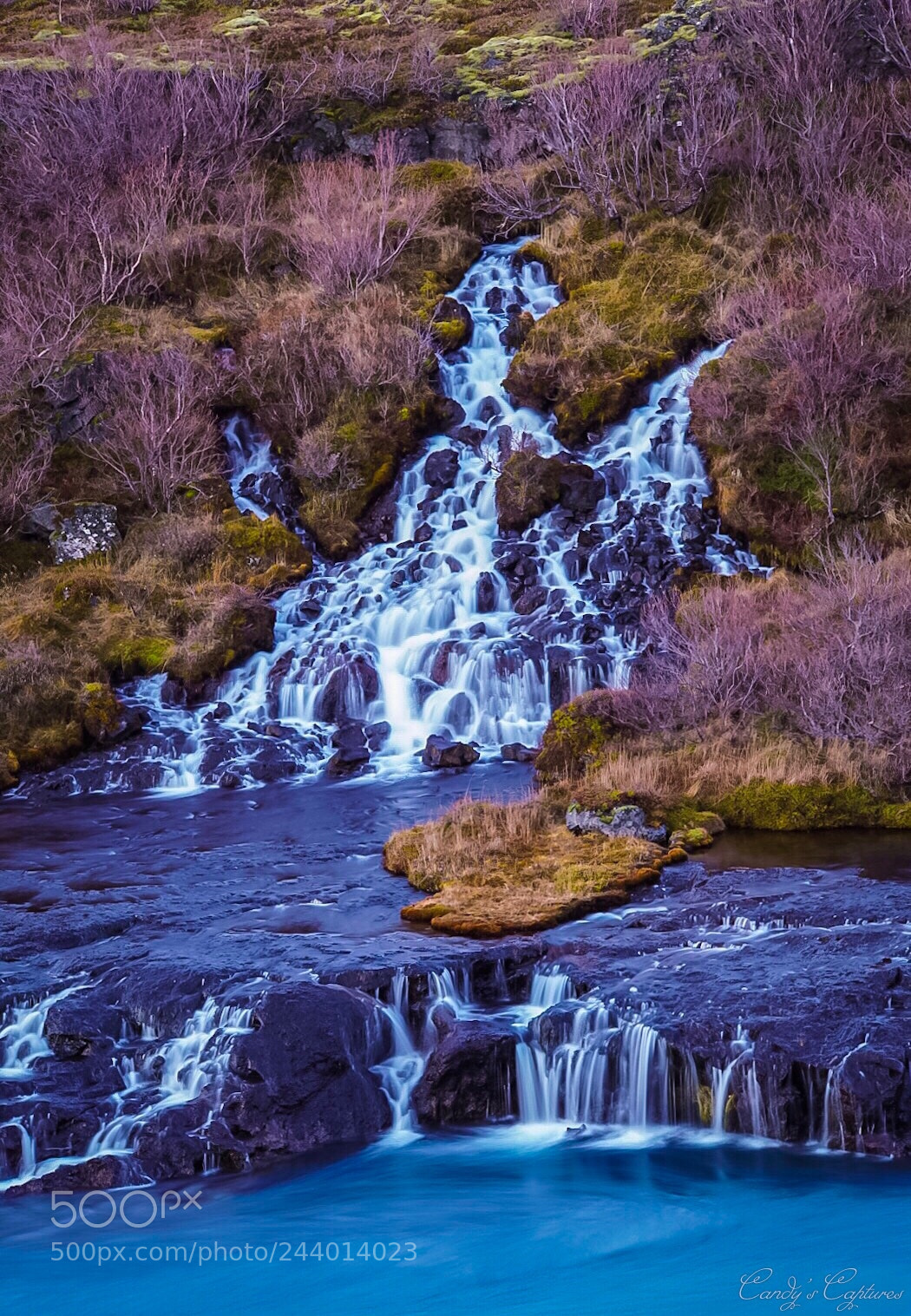 Sony a6300 sample photo. Isolated shot of hraunfossar photography