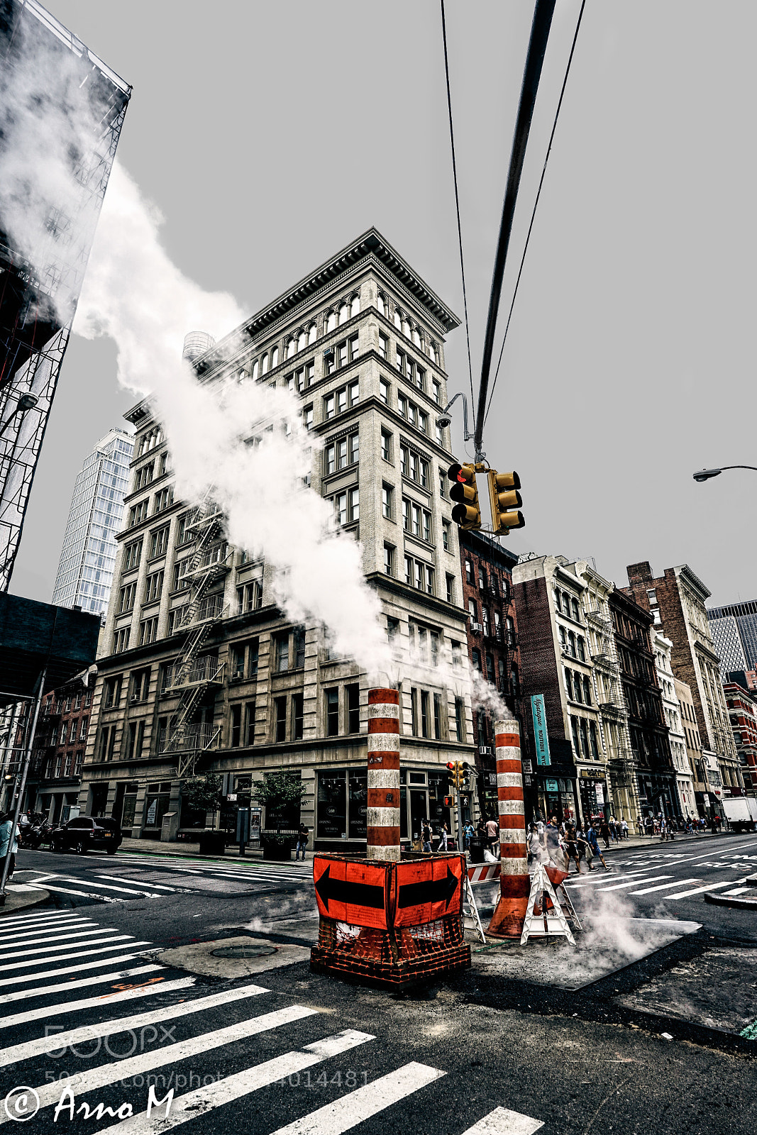Sony a7 II sample photo. Construction site in new photography