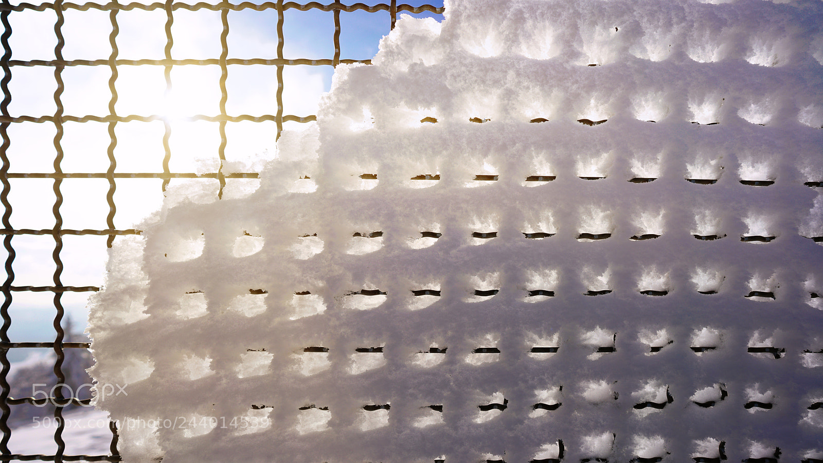 Sony a7R II sample photo. Patterns of snow photography