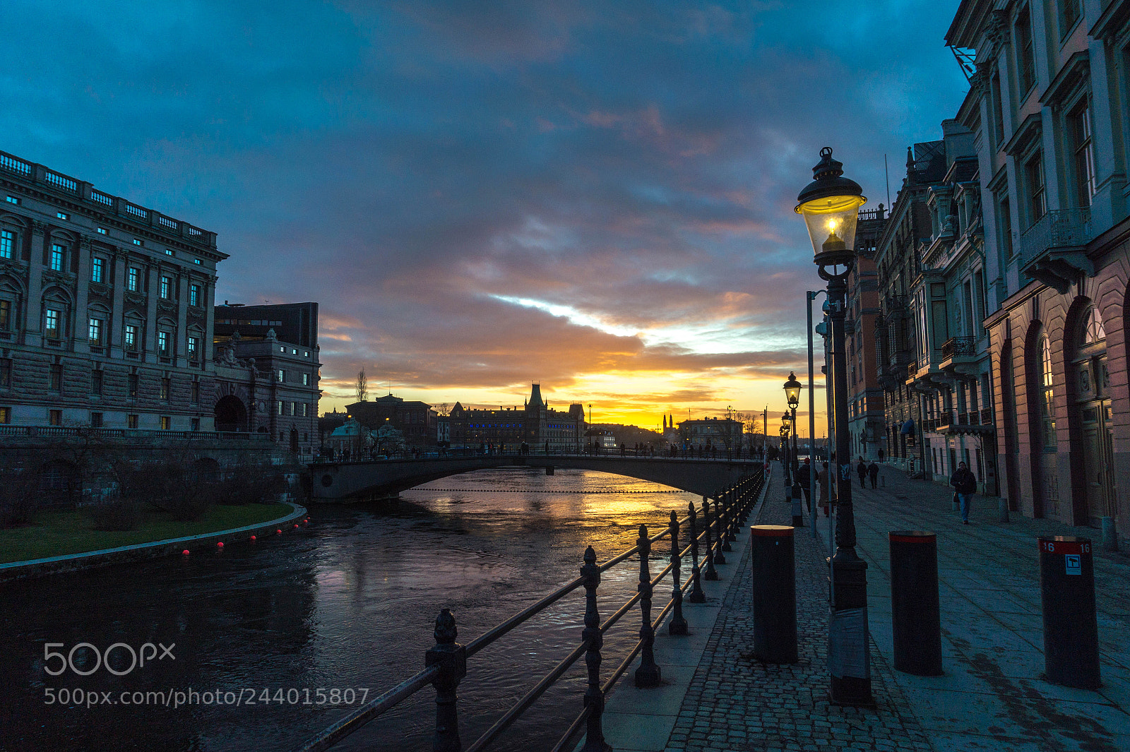 Sony Alpha a5000 (ILCE 5000) sample photo. Stockholm sunset photography