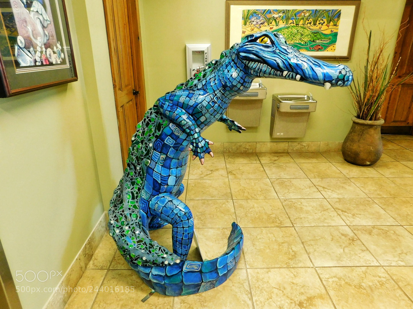 Nikon Coolpix B500 sample photo. Blue alligator photography