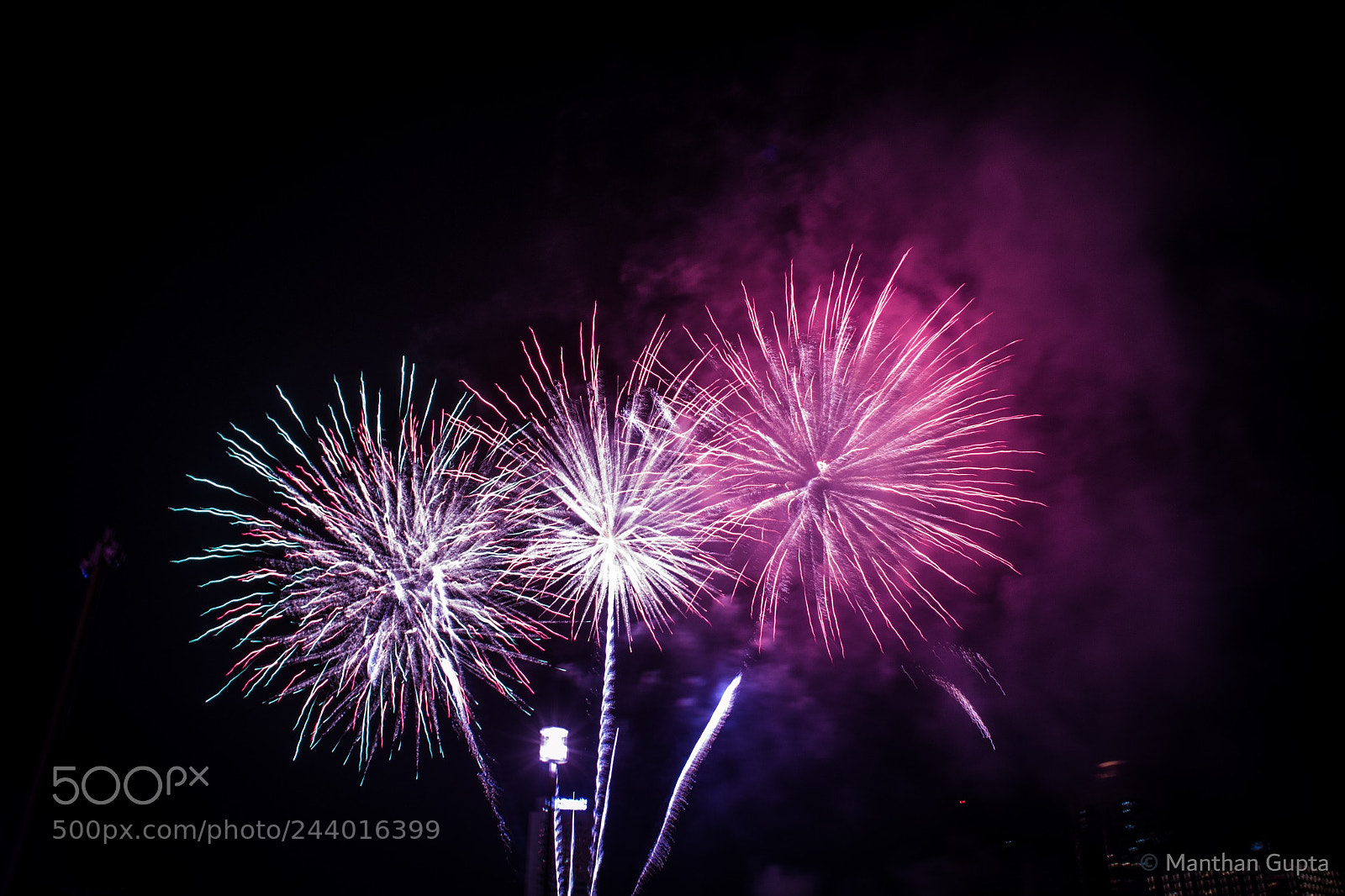 Nikon D3100 sample photo. Fireworks photography