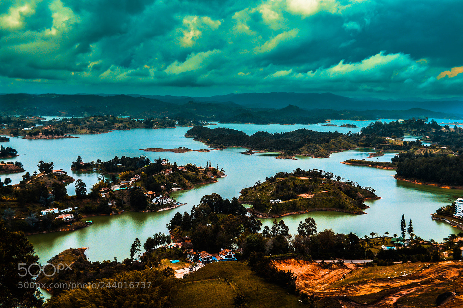 Nikon D3200 sample photo. Peñón de guatapé photography