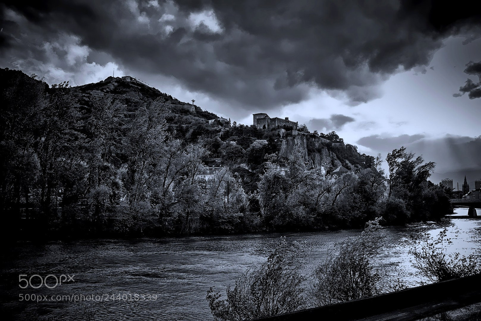 Nikon D610 sample photo. Grenoble bastille photography