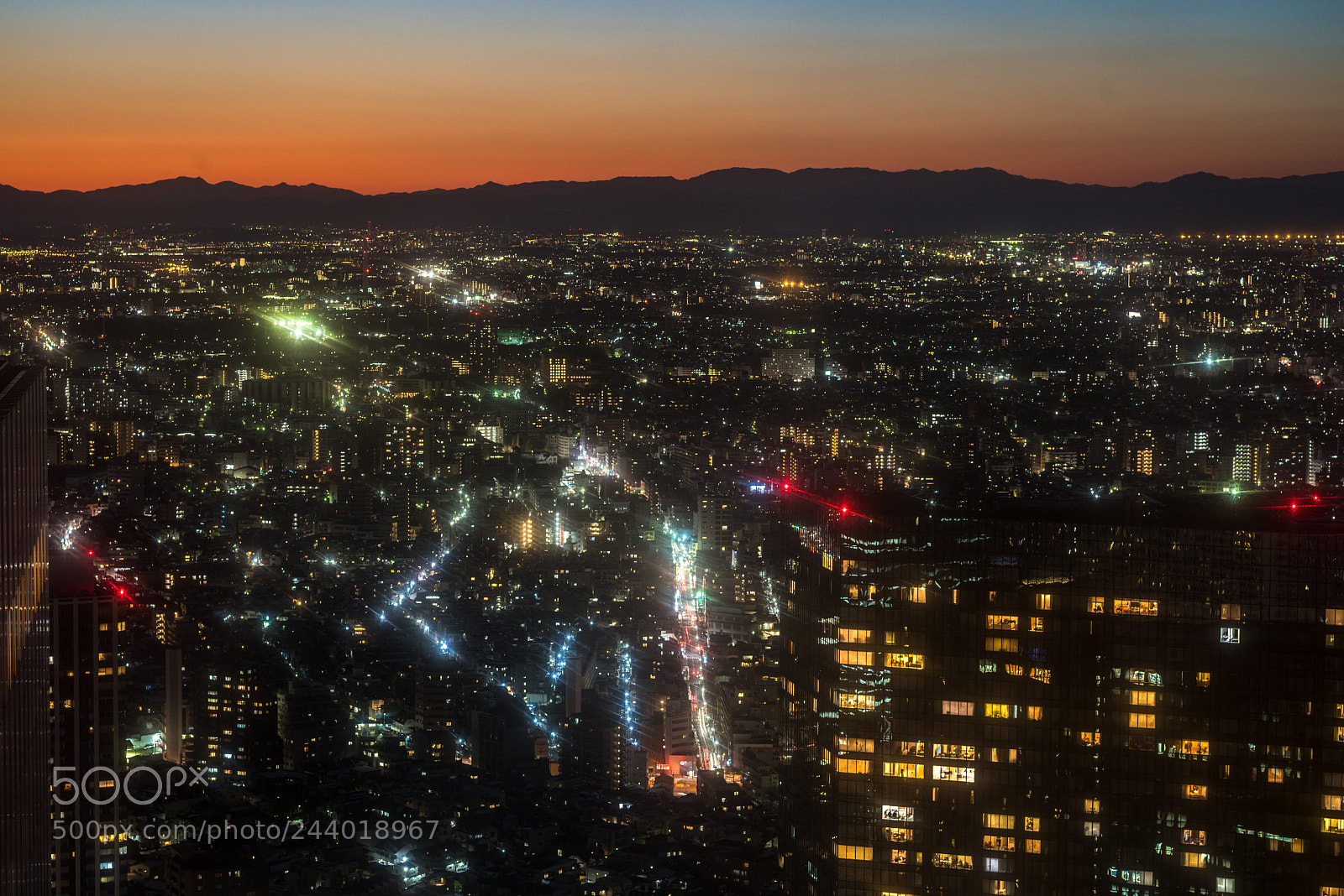 Pentax K-1 sample photo. Tokyo evening photography