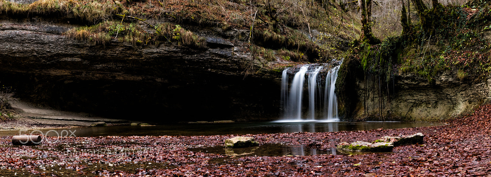 Nikon D5500 sample photo. Cascade du gour bleu photography