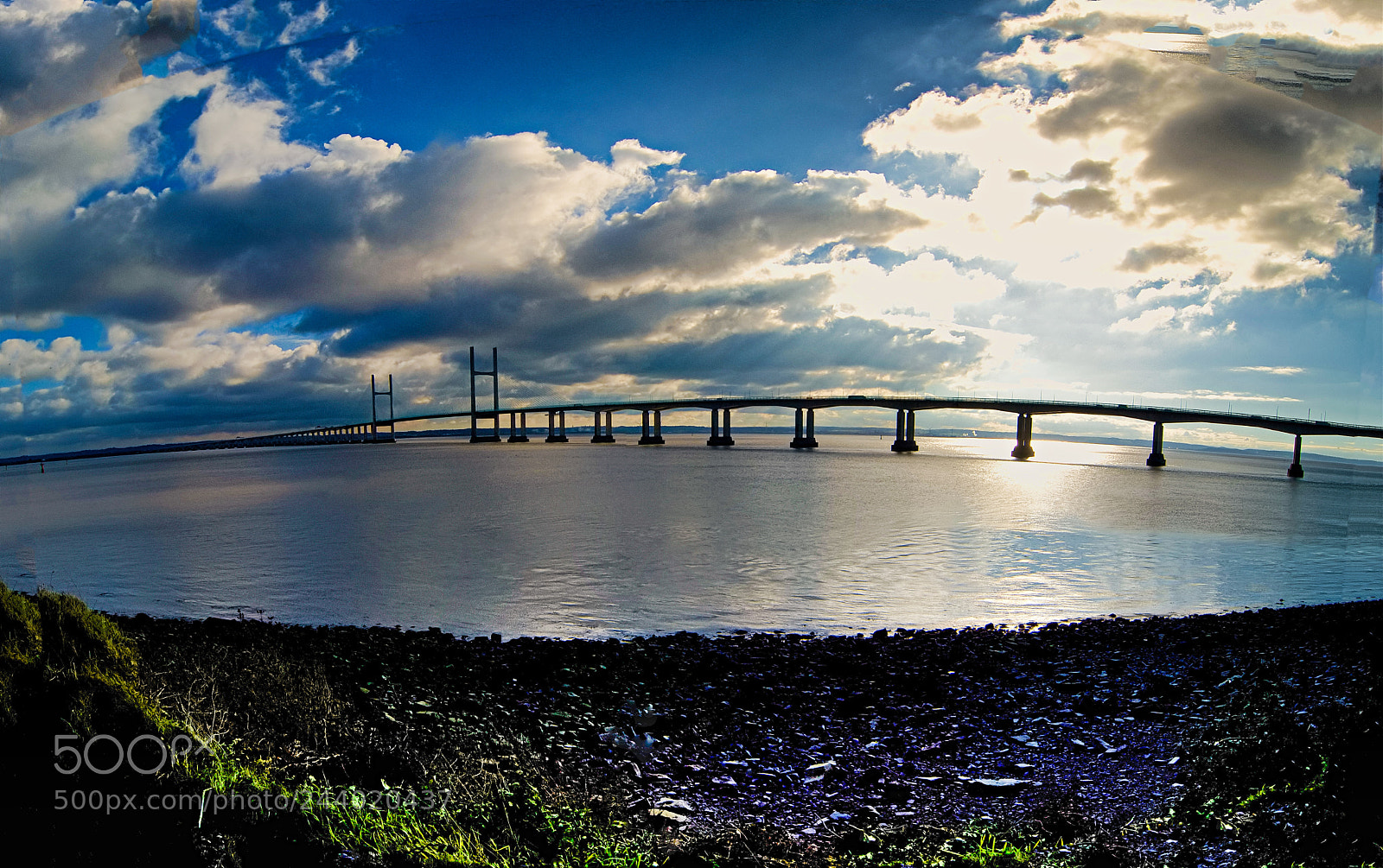 Nikon D3200 sample photo. Bridge in panorama photography