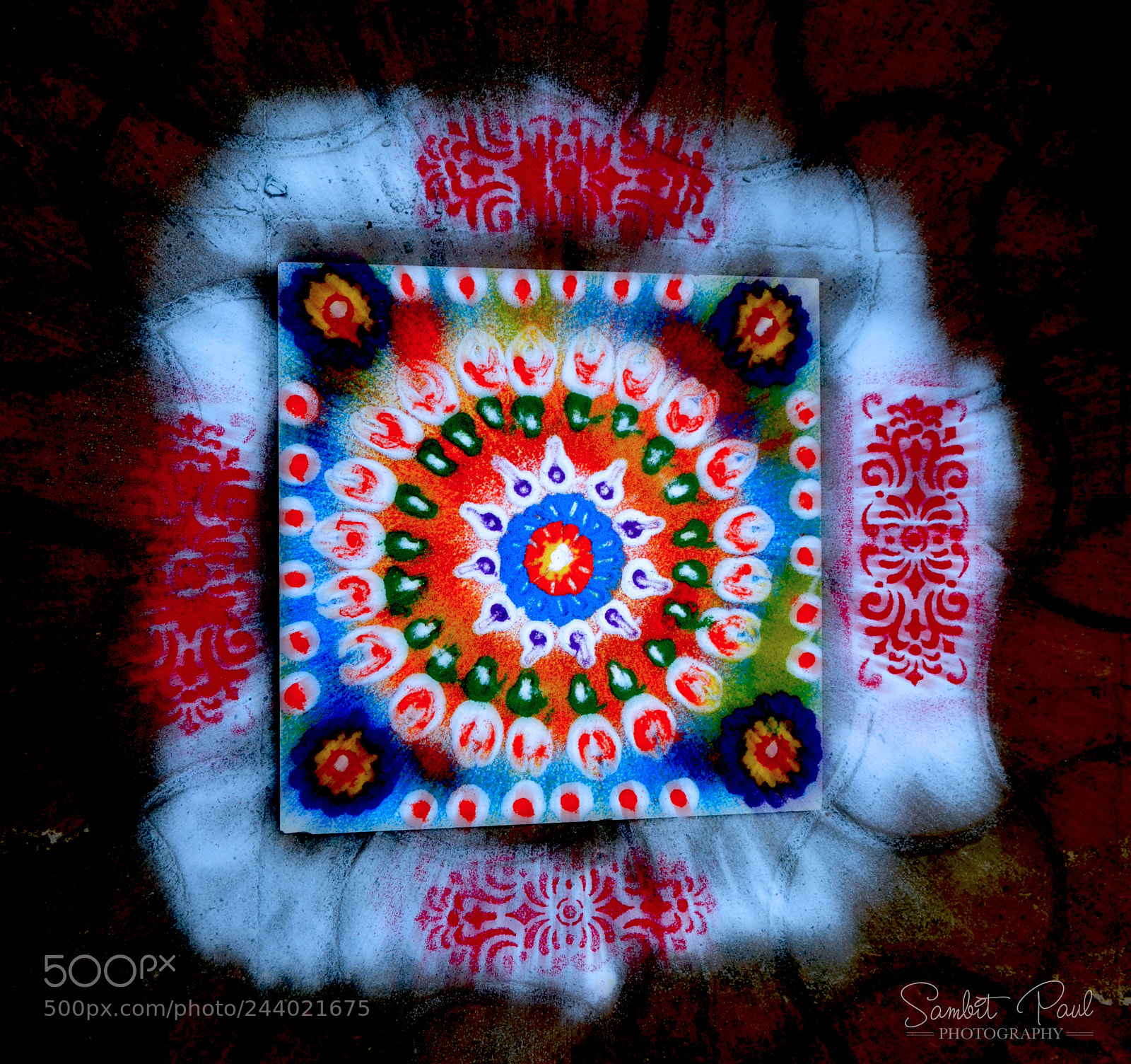 Nikon D5100 sample photo. Rangoli - decoration with photography