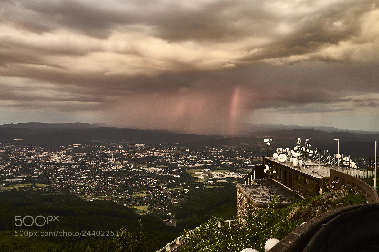 Sony a7 sample photo. Liberec storm photography