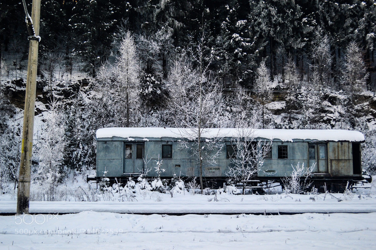 Nikon D3200 sample photo. Old train photography