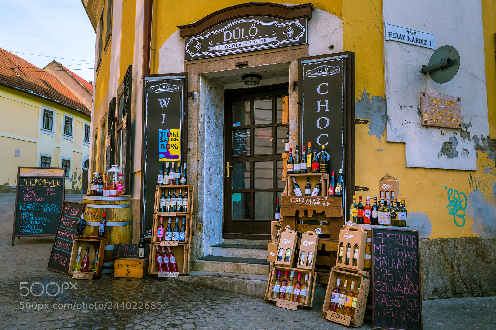 Nikon D850 sample photo. Streets of eger photography