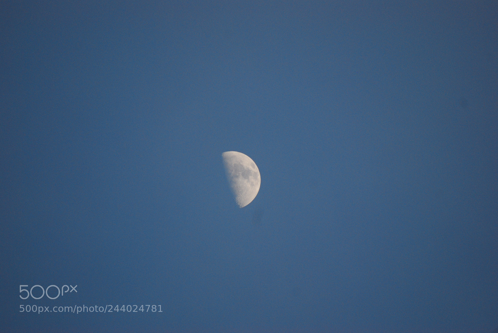 Nikon D80 sample photo. Moon photography