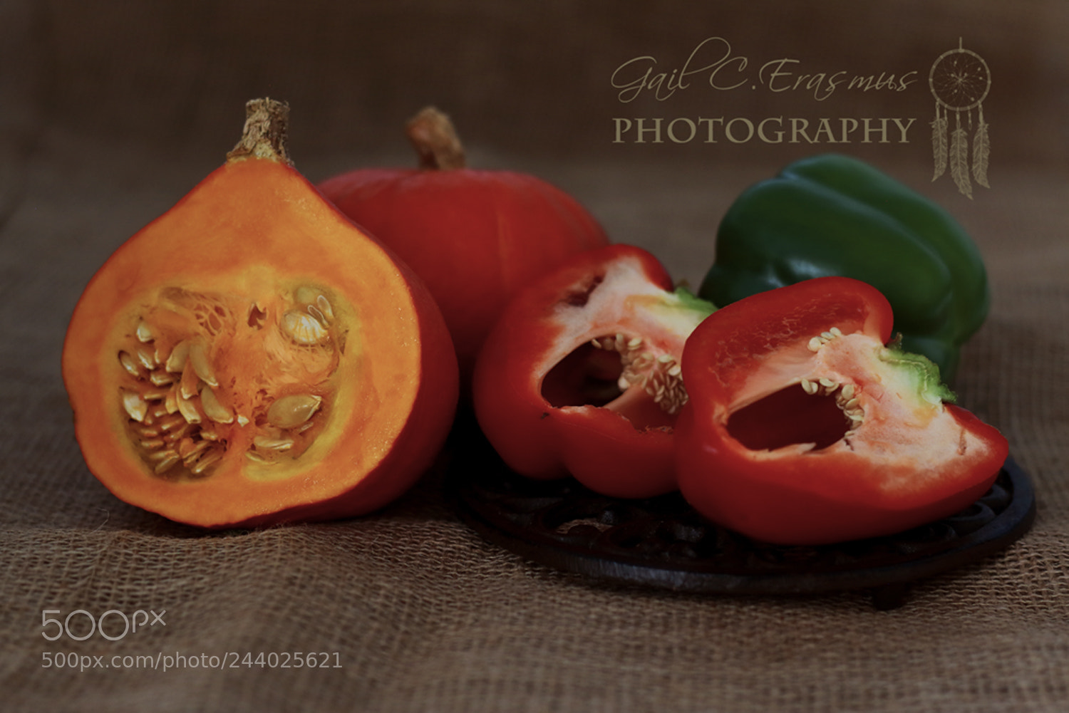 Canon EOS 70D sample photo. Pumpkins and peppers photography
