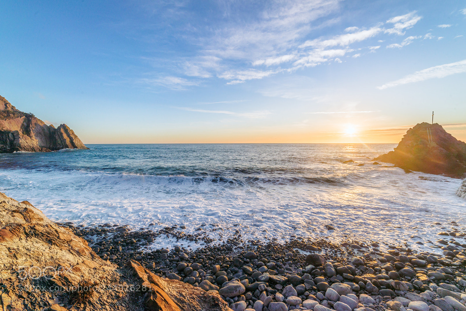 Nikon D610 sample photo. Renà beach, sestri levante photography