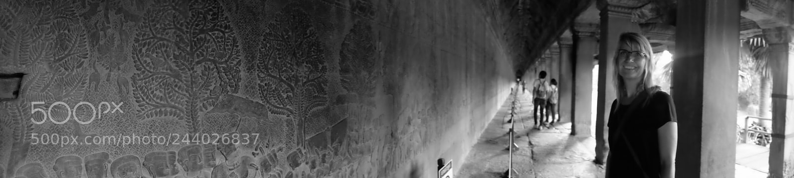 Fujifilm X-T10 sample photo. Angkor wall carvings photography