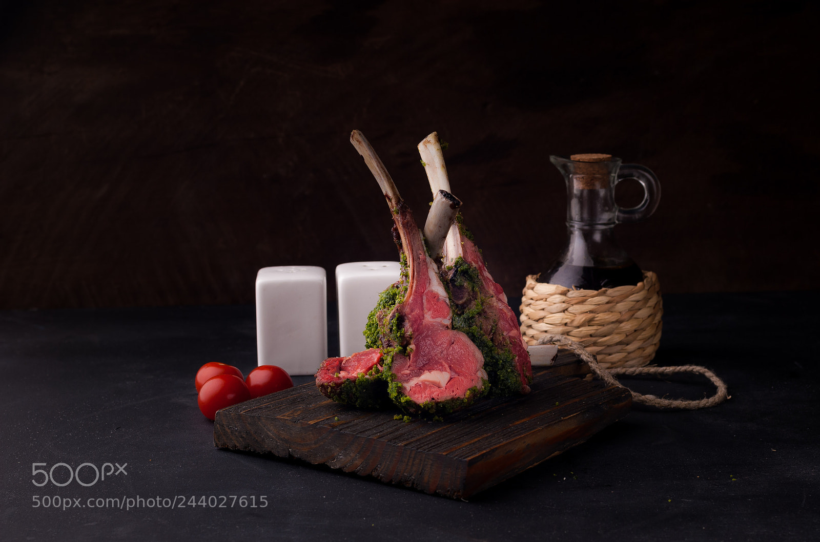 Nikon D200 sample photo. Rack of lamb photography