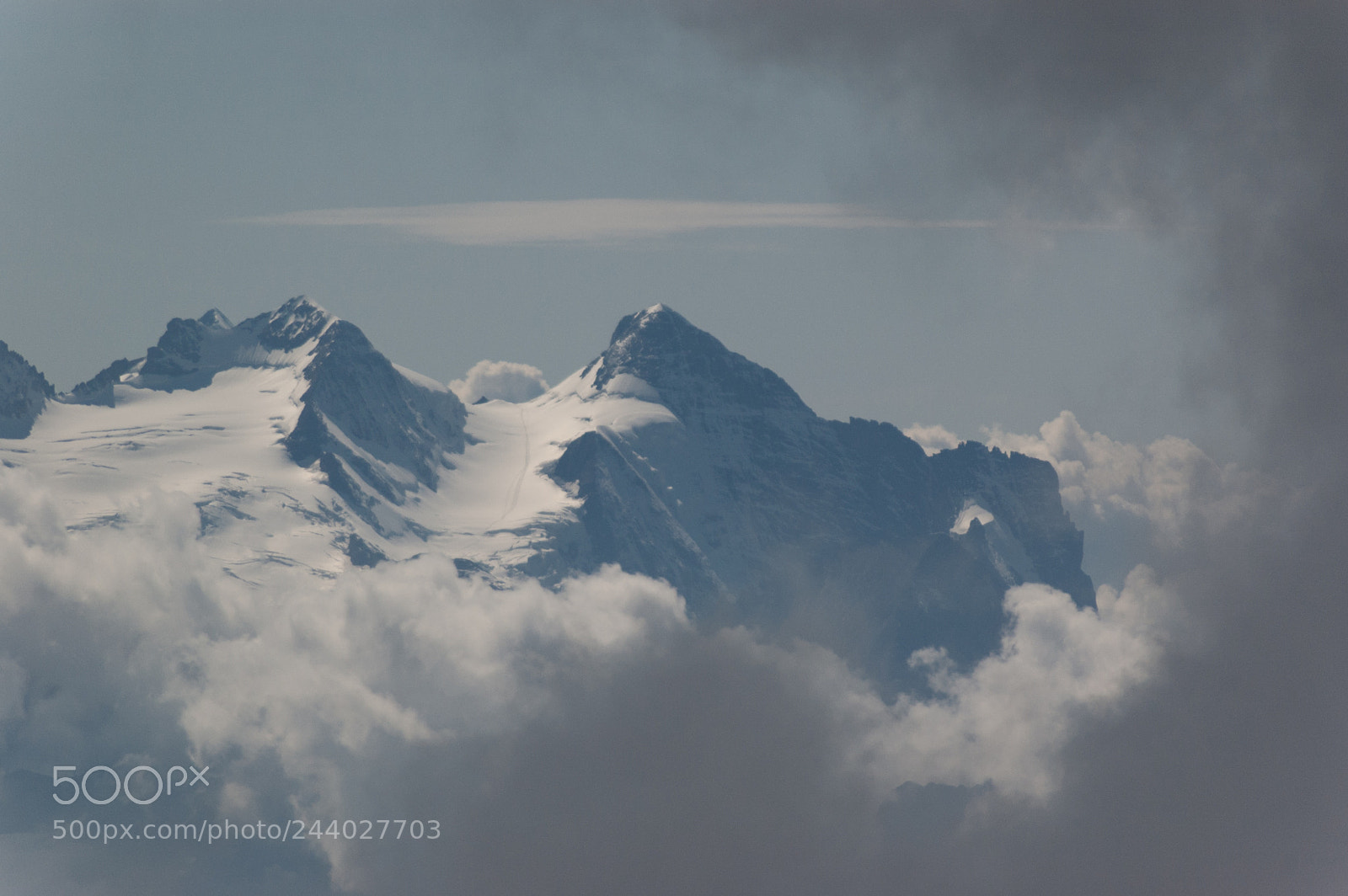 Nikon D70 sample photo. Titlis, switzerland photography