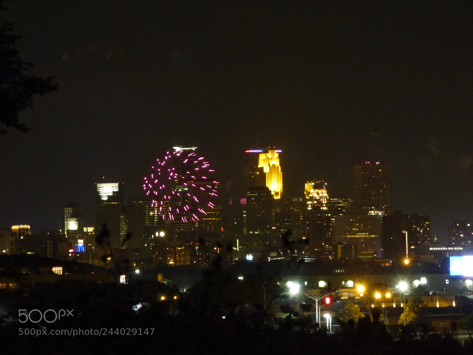 Panasonic Lumix DMC-FZ70 sample photo. Minneapoils fireworks photography