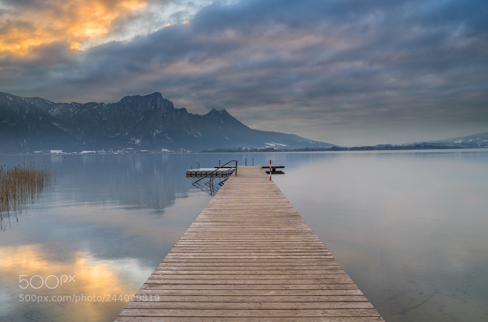 Sony a7 II sample photo. Wolkenstimmung am mondsee photography