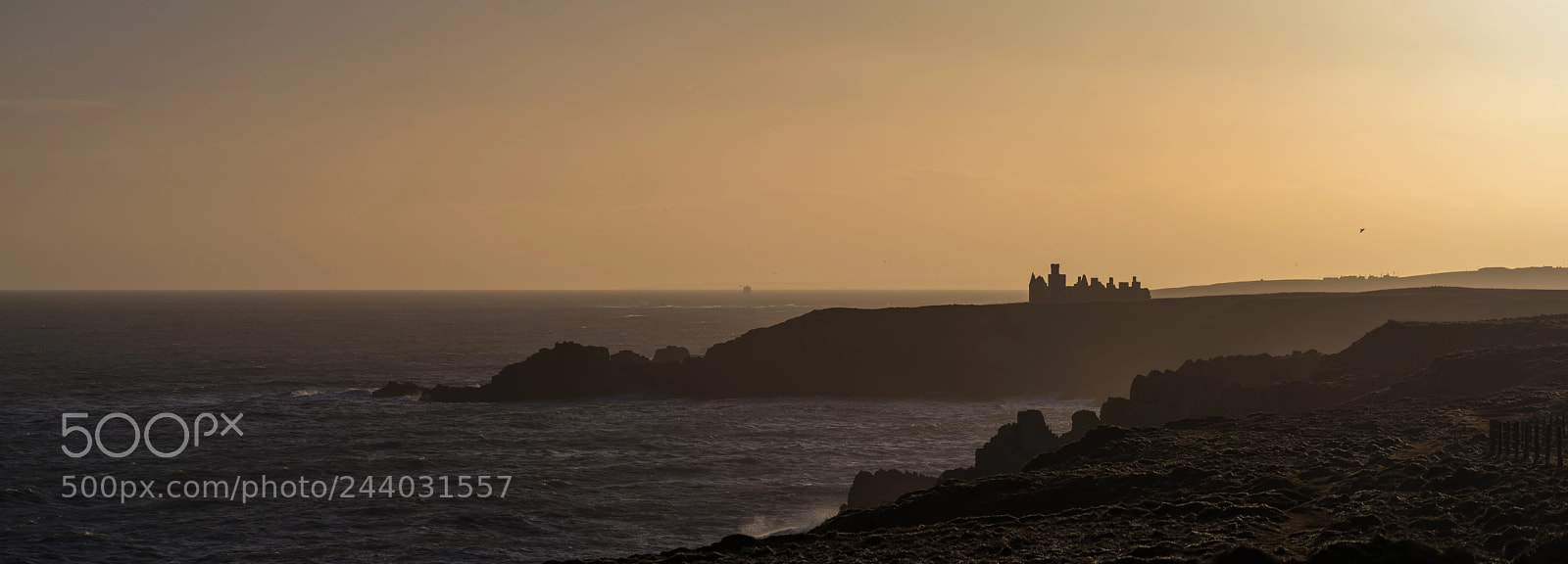 Pentax K-1 sample photo. New slains castle photography