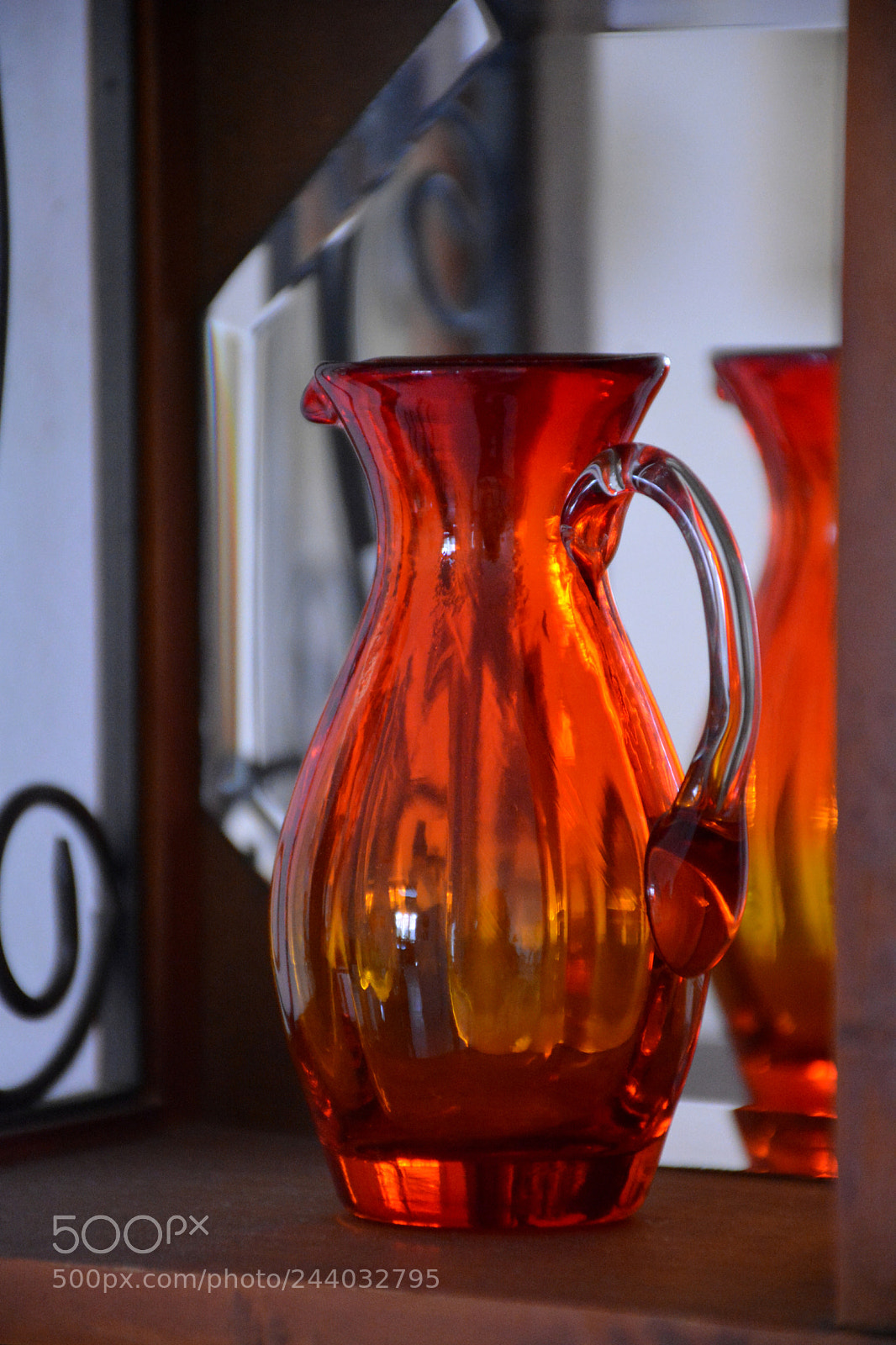 Nikon D7100 sample photo. Orange glass photography