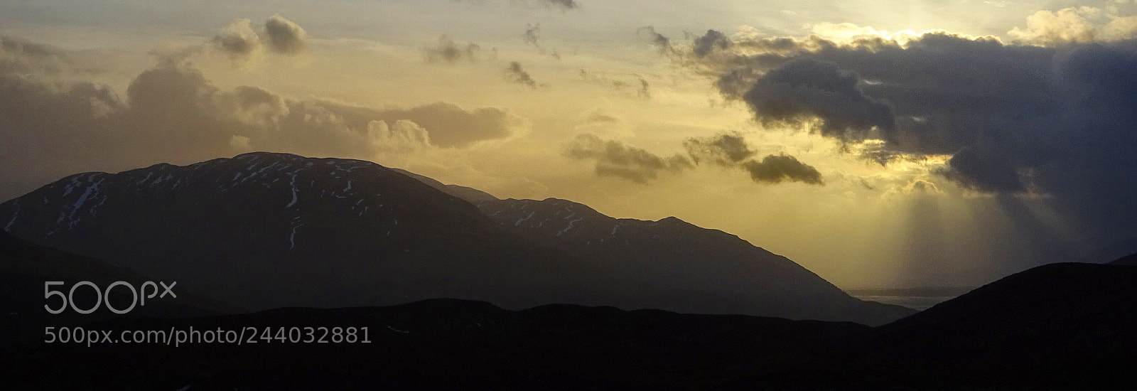 Sony Cyber-shot DSC-WX350 sample photo. Last light on linnhe photography