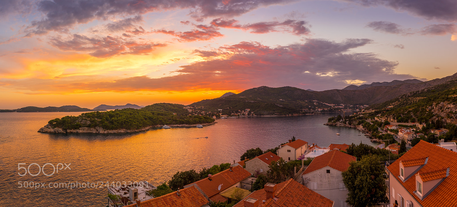 Sony a7 II sample photo. Kroatie zaton photography